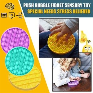 Push Pop Sensory Fidget Toy Anxiety Stress Autism